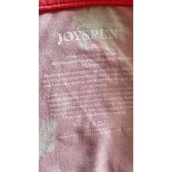 JOYSPUN PALM Print dress tee size XL - Picture 7 of 8